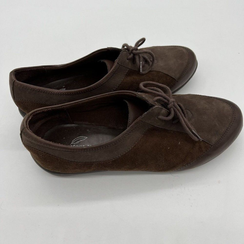 WOMENS 37 BAREFOOT FREEDOM Drew LEATHER DIABETIC COMFORT SNEAKER SHOES